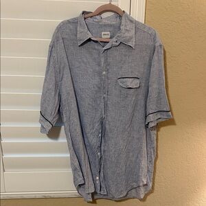 Armani Collezioni Sky Blue Button-Down Shirt